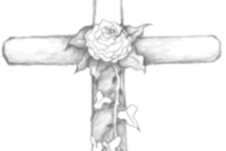 Cross and Rose by Katie Cole, 14 years old